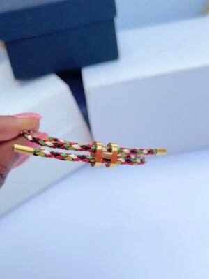 "Adjustable charm bracelet with dainty charms and flexible fit for women"